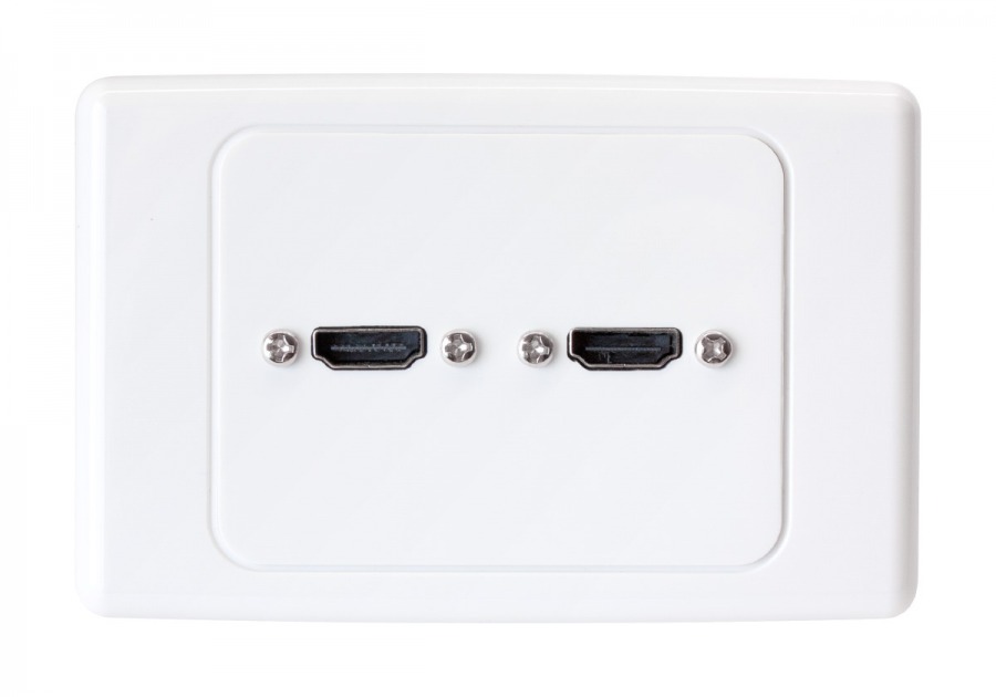 Premium Home Theatre Dual 2x HDMI Wall Plate
Click to view product details