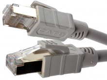 10m CAT8 Specialist RJ45 SSTP Ethernet Cable (40Gbps/2GHz, 26AWG - Grey)