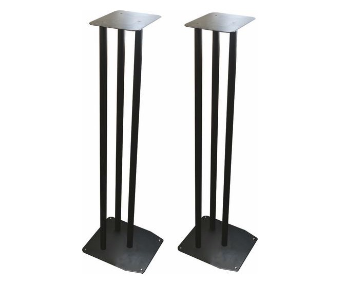 Large 900MM Heavy Duty Black Bookshelf Speaker Stands (Set of 2)