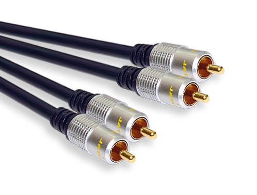 Pro Series 10m 2 RCA Stereo Audio Cable