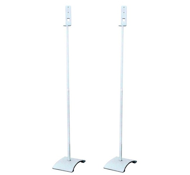 Silver Satellite Speaker Stands (Set of 2)