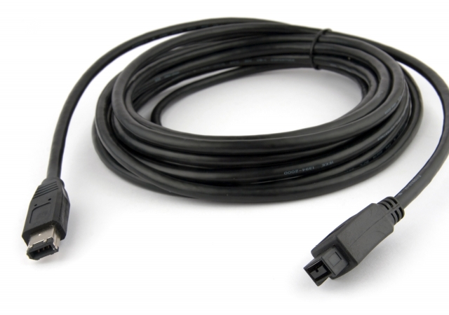 2m Firewire 1394 Cable 6P to 9P (Firewire 400, i.Link) (Photo )