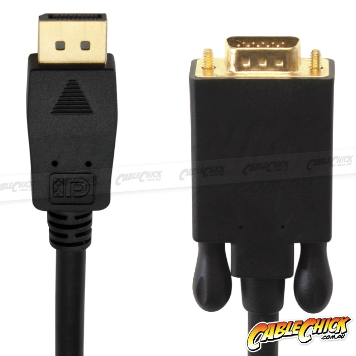 1.8m DisplayPort (Male) to VGA (Male) Cable (Photo )