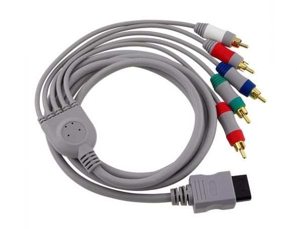 Nintendo Wii Component Video + Audio Breakout Cable (Photo )