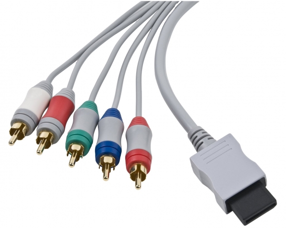 Nintendo Wii To Component Video Cable Wii Component Breakout Cable
