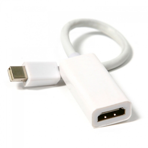 15cm Mini-DisplayPort to HDMI Cable Adapter (Male to Female) - Thunderbolt Socket Compatible (Photo )