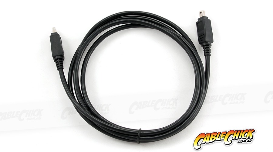 2m Firewire 1394 Cable 4P to 4P (i.Link) (Photo )