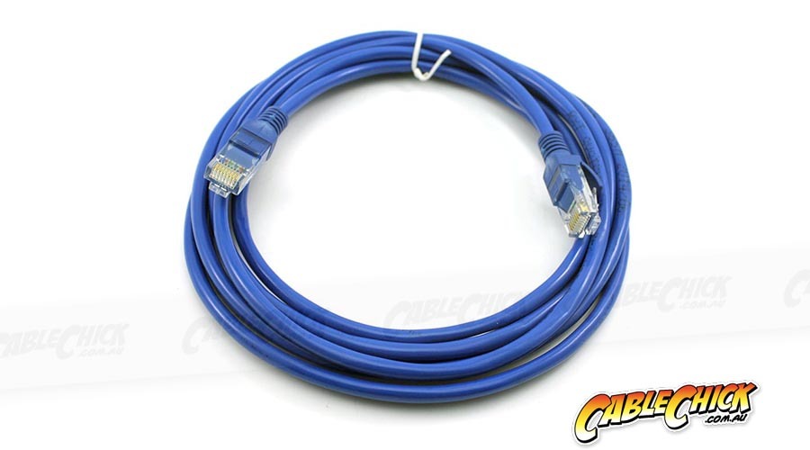 3m CAT6 RJ45 Ethernet Cable (Blue) (Photo )