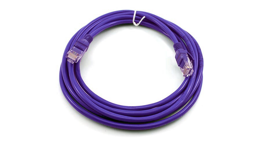 3m CAT6 RJ45 Ethernet Cable (Purple) (Photo )