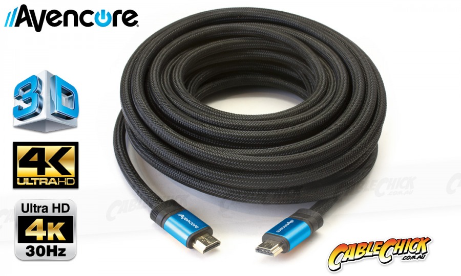 Avencore Platinum 10m HDMI v2.0a Cable (High-Speed with Ethernet) (Photo )