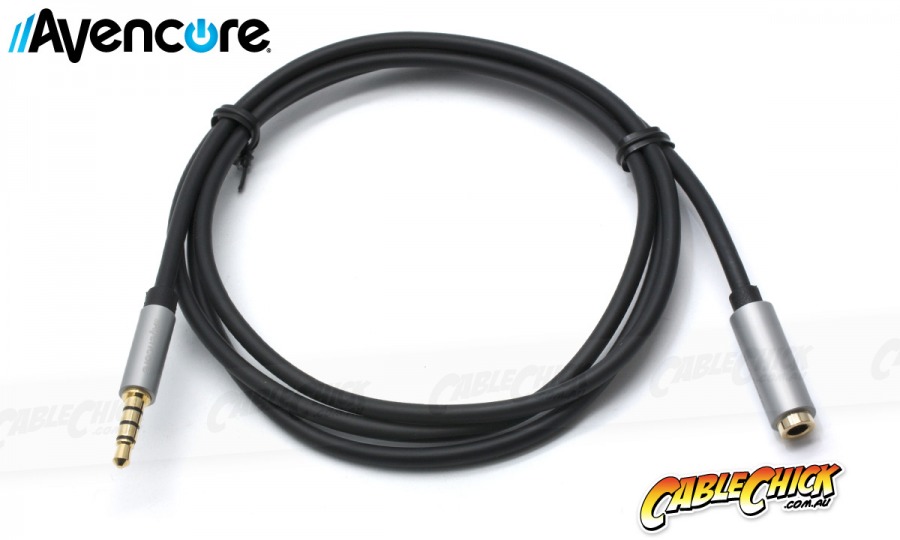 3m Avencore Crystal Series 4-Pole TRRS 3.5mm Extension Cable (Male to Female) (Photo )