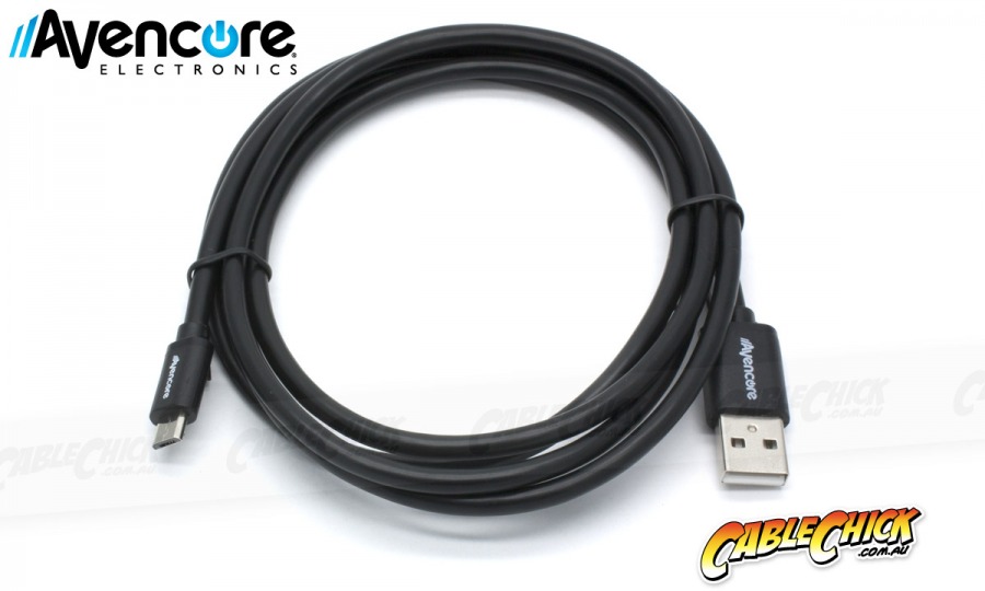 Avencore 1m Micro USB 2.0 Hi-Speed Cable (A to Micro-B 5-Pin) (Photo )