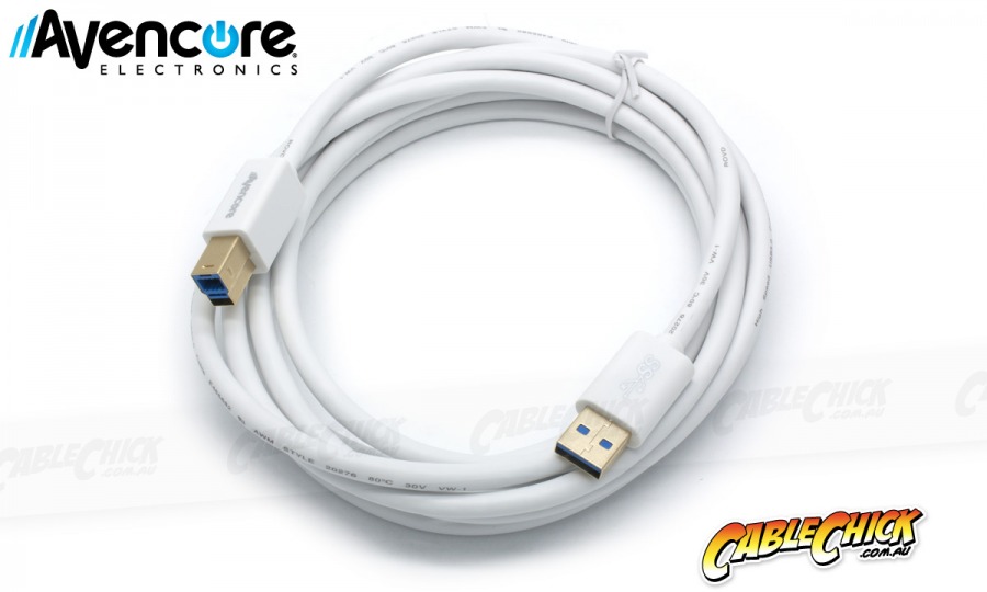 Avencore 0.5m SuperSpeed USB 3.0 Cable (Type A-Male to B-Male) (Photo )