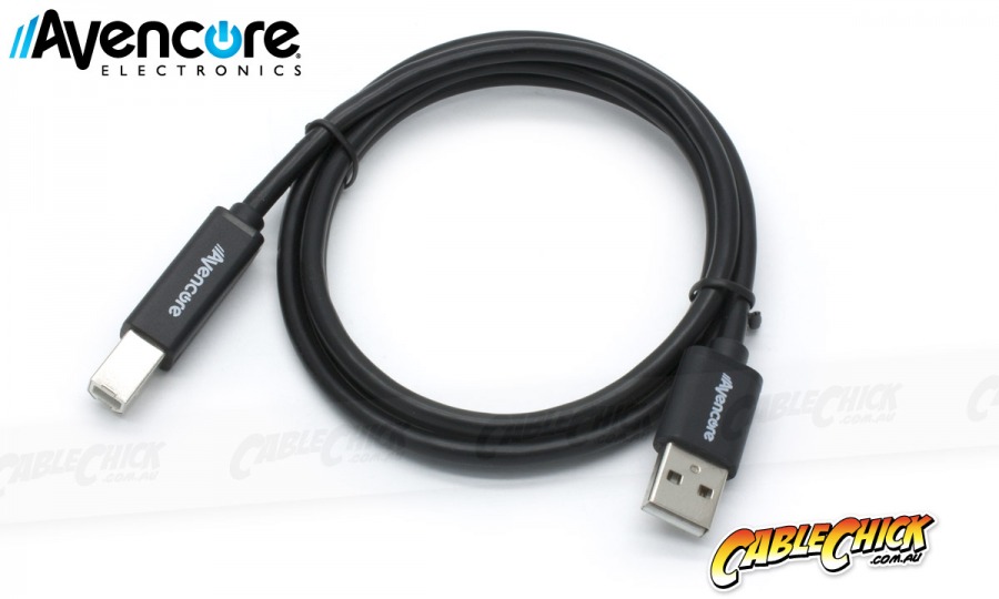 Avencore 1m Hi-Speed USB 2.0 Printer Cable (Type A-Male to B-Male) (Photo )