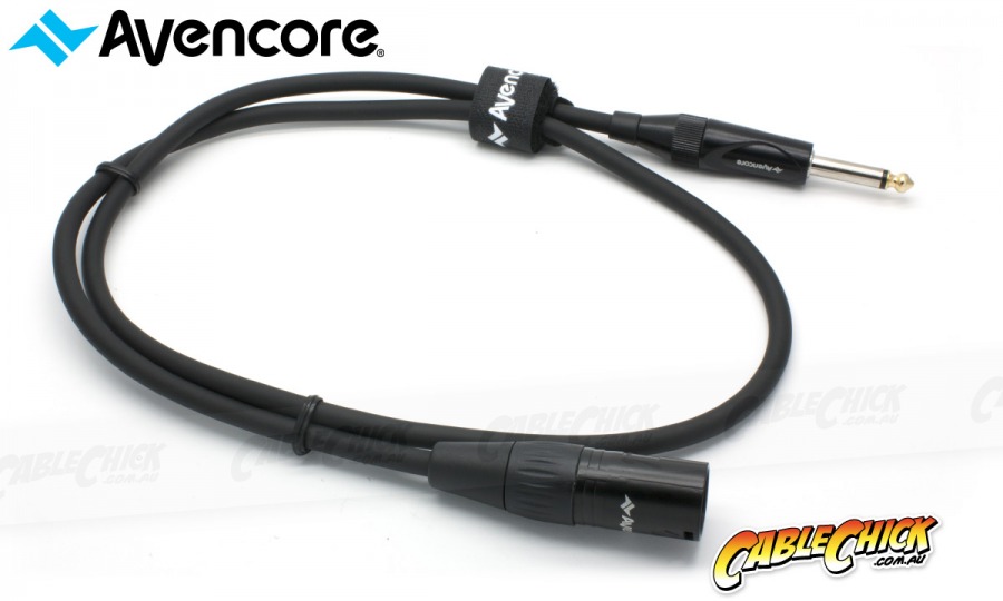 1m Avencore Platinum XLR to 1/4" Cable (Male to Male) (Photo )