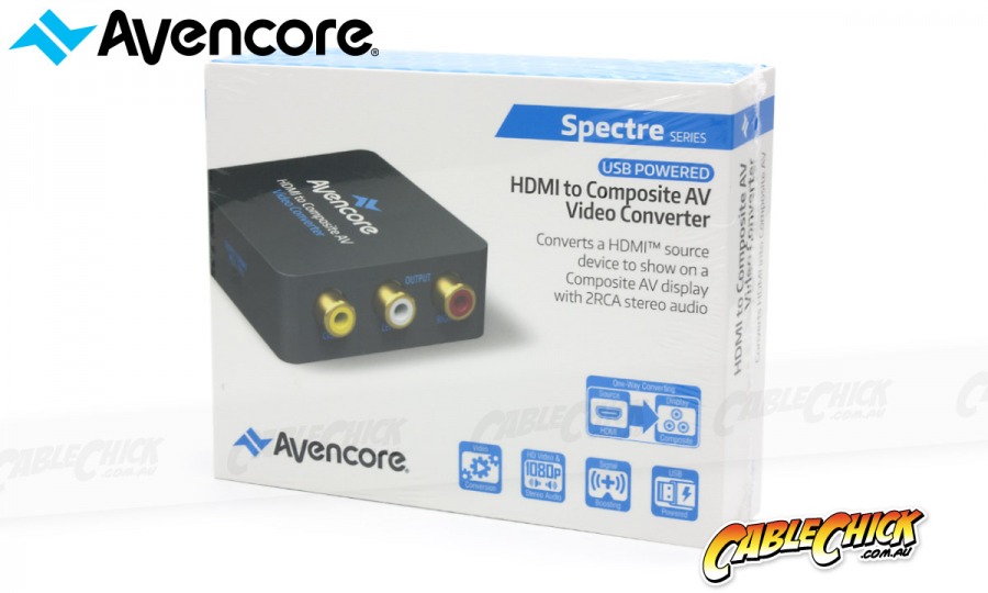 Avencore USB Powered HDMI to AV Converter (CVBS Composite Video + Audio) (Photo )