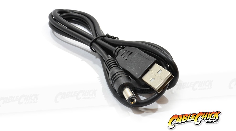 USB to DC Power Cable - 5.5mm Plug (DC 5v) (Photo )