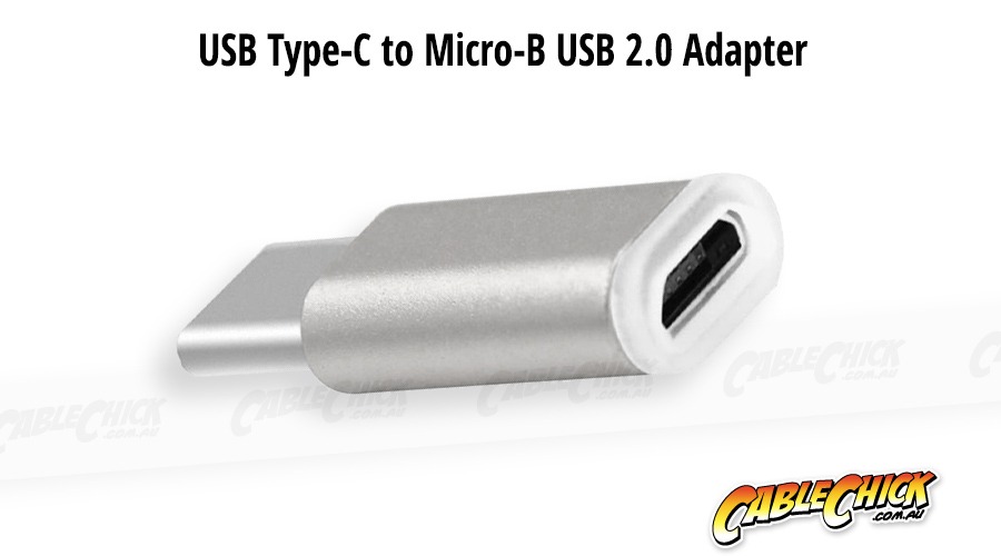 USB Type-C (Male) to Micro-USB (Female) Adapter (Photo )