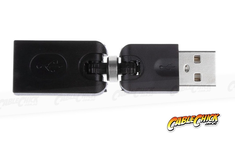 Swivel USB 2.0 Adaptor (Type-A, Male to Female) (Photo )