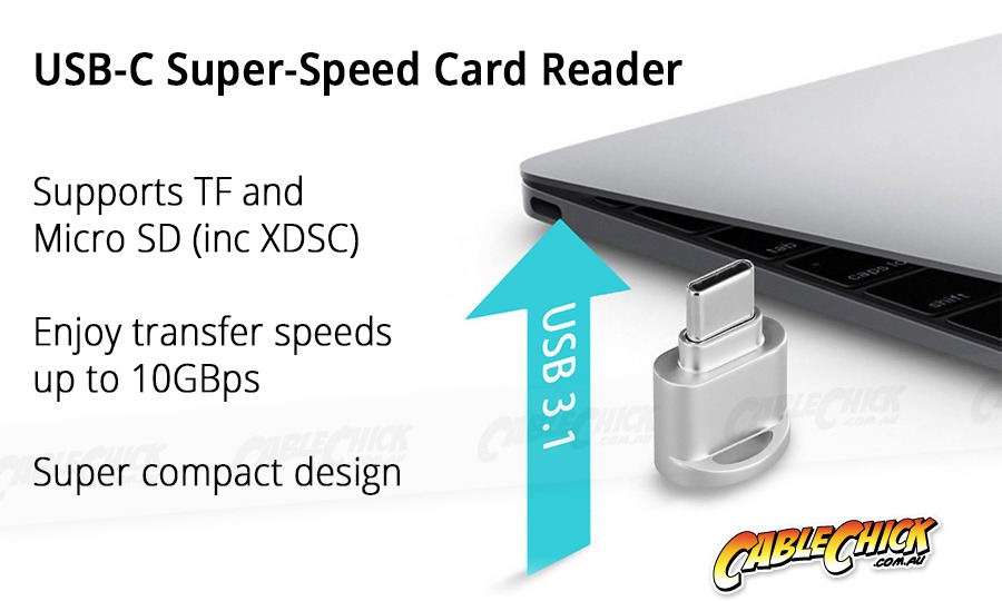 USB Type-C Micro SD Card Reader (Photo )