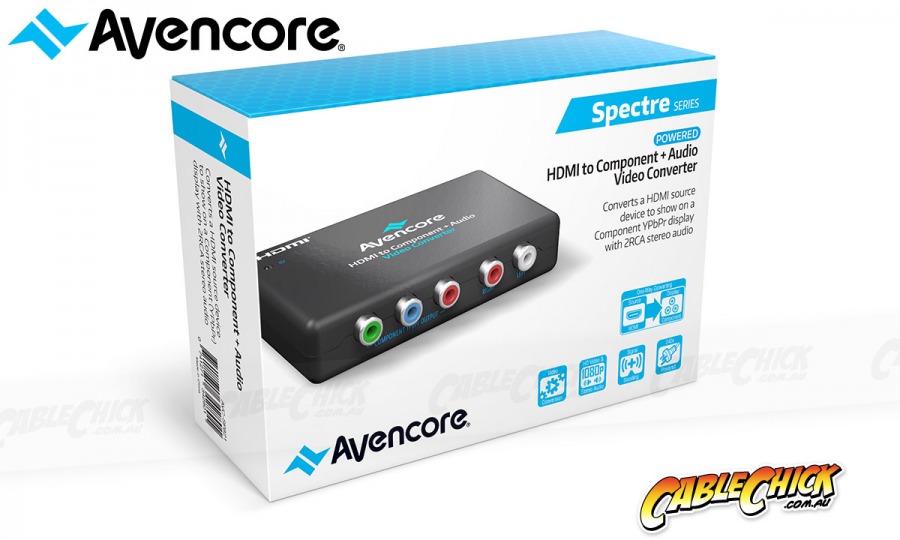 Avencore HDMI to Component Video + Audio Converter (Photo )