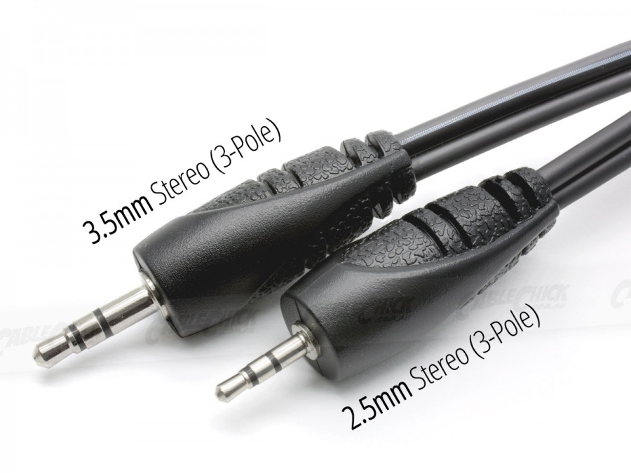 1.5m Stereo 2.5mm Mini Jack to 3.5mm Mini Jack Cable (Male to Male) (Photo )