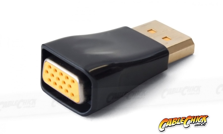 DisplayPort to VGA Adapter (Male to Female) (Photo )