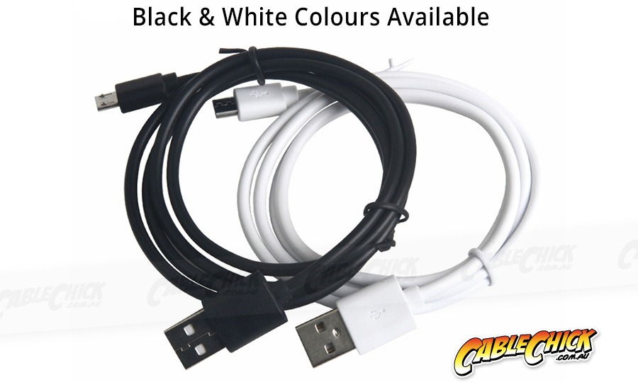 3m Micro USB 2.0 Hi-Speed Cable (A to Micro-B 5 Pin - WHITE) (Photo )