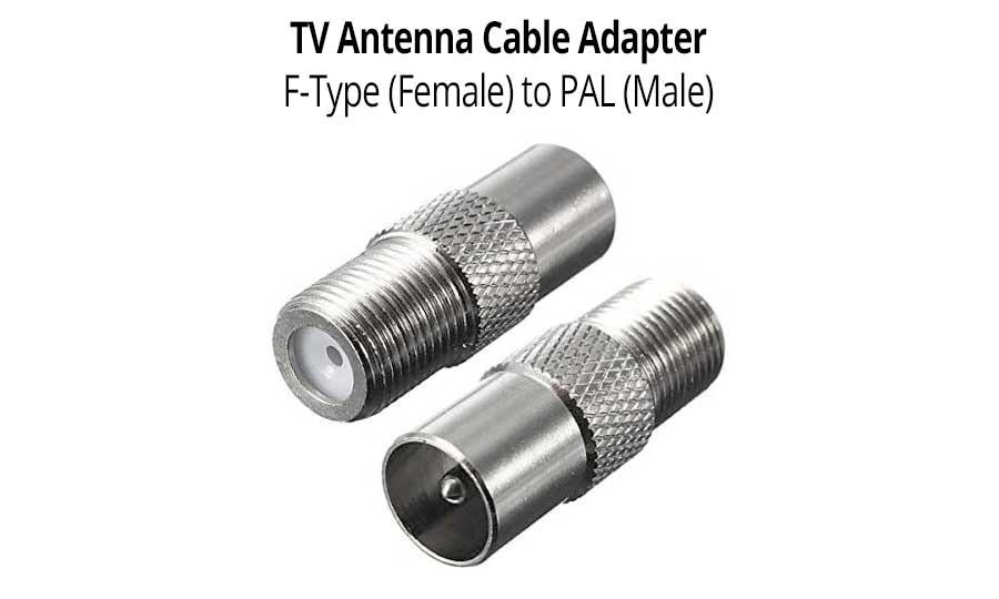 TV Antenna Cable Adapter - F-Type (Female) to PAL (Male) (Photo )