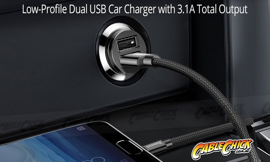 Baseus 3.1A Dual-Port USB Fast-Car Charger (Photo )