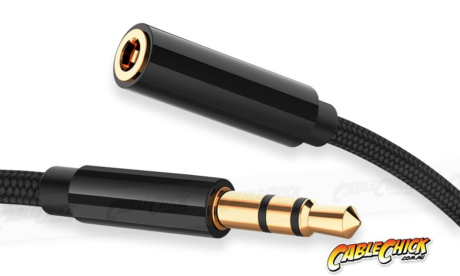 5m Slim-fit Stereo Audio 3.5mm AUX Extension Cable (Male to Female) (Photo )