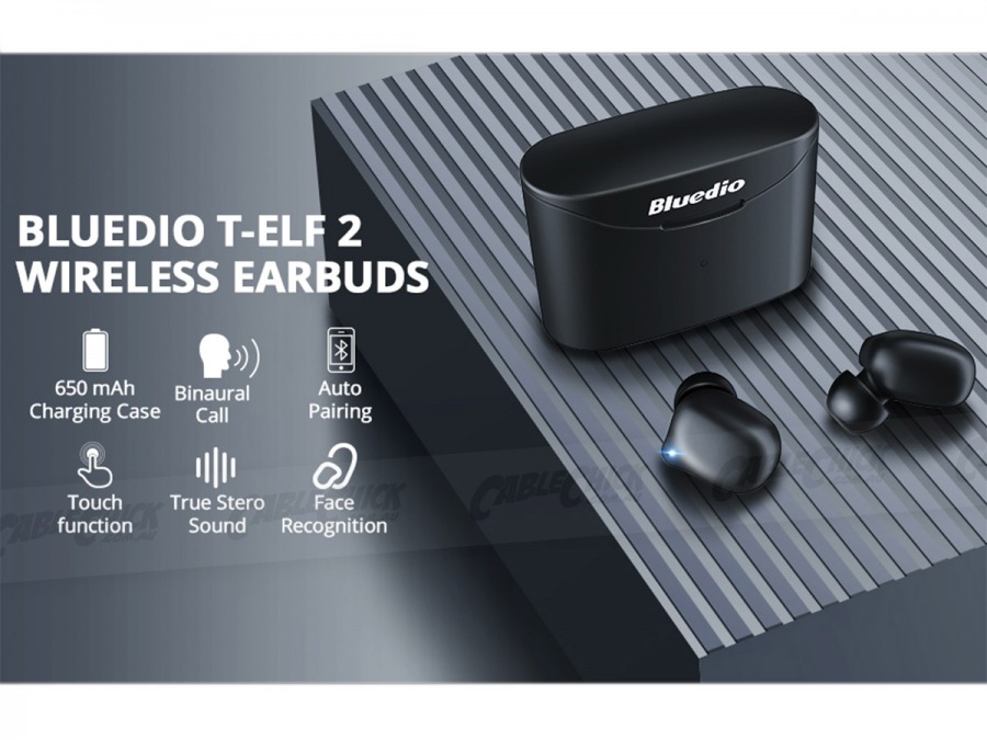 Bluedio TF2 IPX6 Water Resistant Bluetooth 5.0 Wireless Earbuds (Photo )