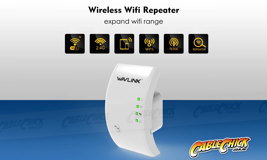Wavelink 300Mbps Wireless Repeater & WiFi Access Point (Wireless N 802.11b/g/n) (Photo )