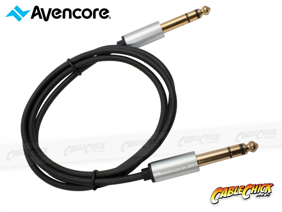 5m Avencore Crystal Series 6.5mm Stereo Audio Cable (1/4" Stereo Lead) (Photo )