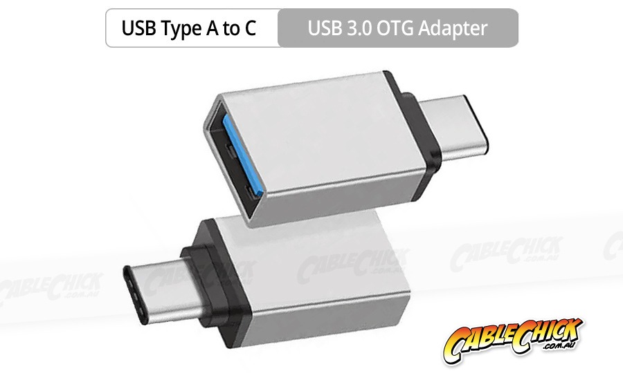 USB Type-C OTG Adapter | USB-C On-The-Go (Aluminium) (Photo )