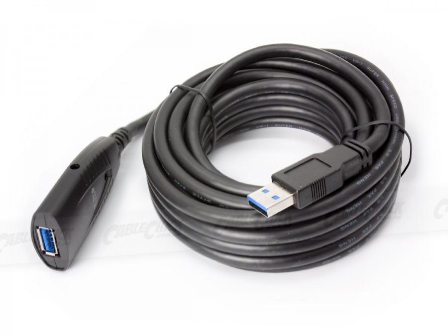 High-End 5M USB 3.0 Repeater Extension Cable (A Male to A Female) (Photo )