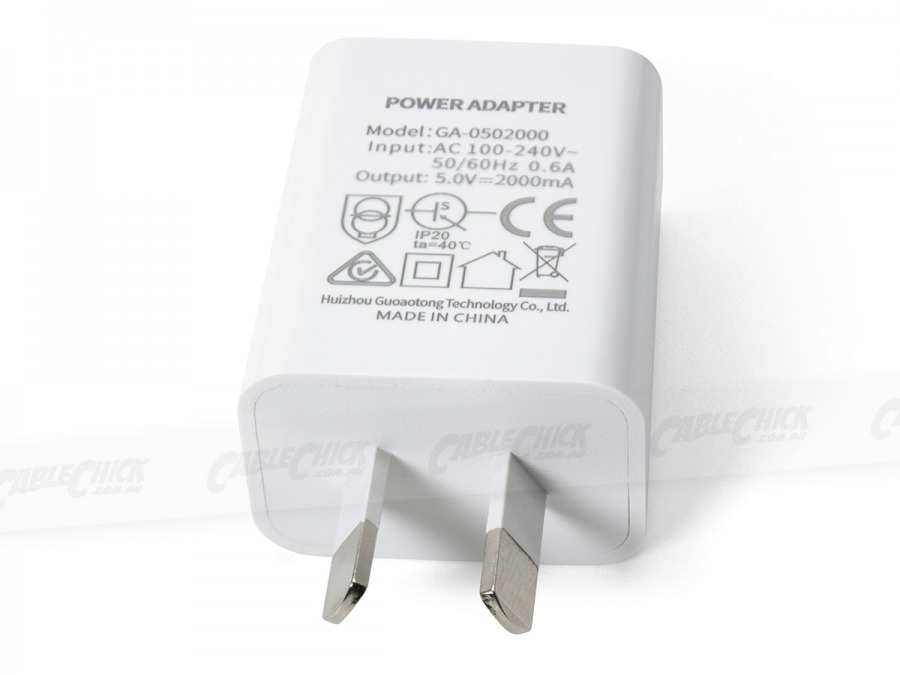 5V/2A USB Charger (Australian RCM Certified)