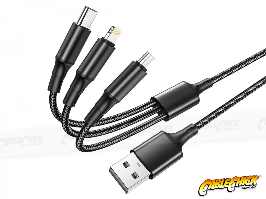 1m Ligthning or Micro USB to USB Cable - Lightning Cables, Cables