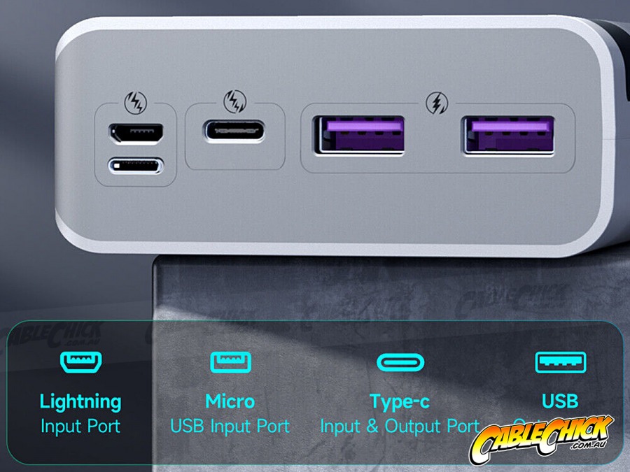 Romoss Dual-Output 30000mAh 30W PD Laptop Power Bank (USB-C 30W PD + USB-A 3A) (Photo )