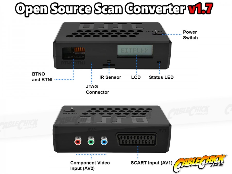OSSC - Open Source Scan Converter (Retrogaming RGB Video Upscaler) (Photo )