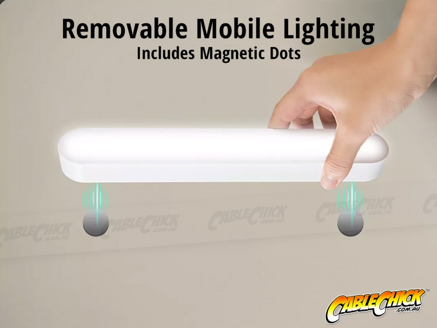 Rechargeable Magnetic LED Light Bar (Dimmable with 3 Colour Temps) (Photo )