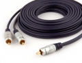 Pro Series 10m 1 RCA to 2 RCA Subwoofer Y-Cable (Thumbnail )