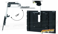 Fold-Away LCD TV Ceiling Mount (20kg Black) (Thumbnail )