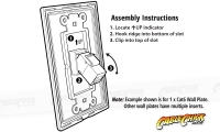 1x Cat6 Wall Plate (RJ45 Female) (Thumbnail )