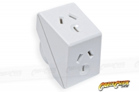 Australian Power Socket Triangle Double Adapter (Thumbnail )