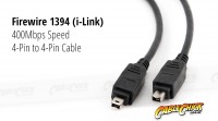 2m Firewire 1394 Cable 4P to 4P (i.Link) (Thumbnail )