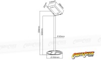 Apple iPad Anti-Theft Floor Stand and Enclosure (for iPad 2+ and iPad Air models) (Thumbnail )