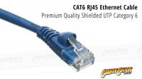 0.5m CAT6 RJ45 Ethernet Cable (Blue) (Thumbnail )