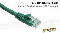 1m CAT6 RJ45 Ethernet Cable (Green) (Thumbnail )