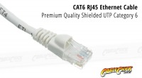 0.5m CAT6 RJ45 Ethernet Cable (White) (Thumbnail )